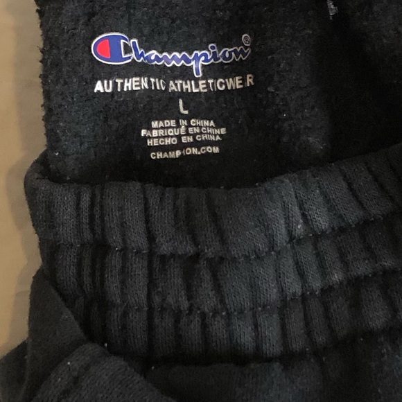 Kid's Large (L) Black Champion Sweatpant - Picture 4 of 5